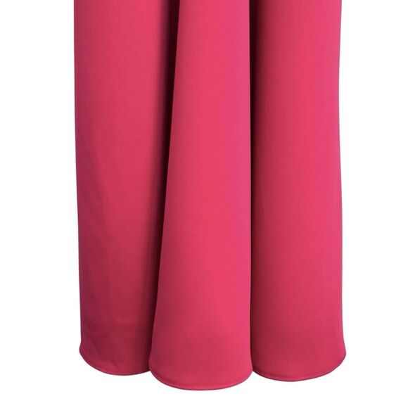 Laundry by Shelli Segal Womens Evening Gown Sz 8 Pink Sleeveless Cutout Stretch - Picture 6 of 16